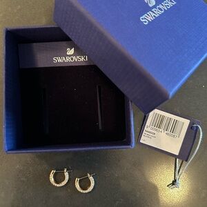 Genuine Swarovski Small Hoops